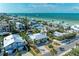 Beautiful coastal homes near the ocean, surrounded by lush landscaping and clear blue water at 526 Loquat Dr, Anna Maria, FL 34216