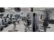 Well-equipped fitness center with treadmills, weights, and various exercise machines at 6916 Stoneywalk Ct # 6916, Bradenton, FL 34203