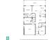 Detailed floor plan showcasing the layout of the house at 7312 Eleanor Cir, Sarasota, FL 34243