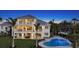 Back of the house with a pool at 1300 Tangier Way, Sarasota, FL 34239
