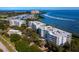 Waterfront condo buildings overlooking a marina, with beautiful views of the bay at 2410 Harbourside Dr # 121, Longboat Key, FL 34228