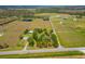 Beautiful aerial view of a rural property with vast land and a pond at 34200 State Road 62, Parrish, FL 34219