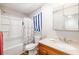Bathroom featuring a vanity with a sink, toilet, and a shower/tub combination at 34200 State Road 62, Parrish, FL 34219