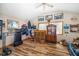 A bonus room filled with personal touches and natural light from the windows at 34200 State Road 62, Parrish, FL 34219