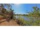 Scenic view of the community pond from a natural vantage point at 515 Rousseau Dr, Nokomis, FL 34275