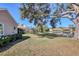 Expansive backyard featuring a lake view and mature tree for shade and privacy at 6911 Stetson Street Cir, Sarasota, FL 34243