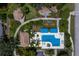 Aerial view of community pool and playground at 8803 18Th Nw Ave, Bradenton, FL 34209
