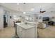 Spacious open-concept kitchen flows into the living and dining area at 8803 18Th Nw Ave, Bradenton, FL 34209