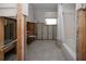 Bathroom renovation with exposed plumbing, ready for modernization at 1541 Shelburne Ln, Sarasota, FL 34231
