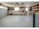 Spacious garage showing potential for renovation and functional layout at 1541 Shelburne Ln, Sarasota, FL 34231