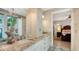 This bathroom features granite counters and double windows, and a doorway leading to another room beyond at 1631 Loma Linda St, Sarasota, FL 34239