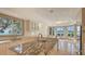Spacious kitchen with breakfast bar, large island and views at 3491 Bayou Sound, Longboat Key, FL 34228