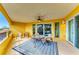 Spacious outdoor patio with ample seating, offering serene views, natural light, and seamless indoor-outdoor living at 501 Haben Blvd # 204, Palmetto, FL 34221