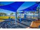 Shaded outdoor playground with modern equipment offering a fun and safe play area with a beautiful waterfront view at 501 Haben Blvd # 204, Palmetto, FL 34221