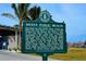 Historical marker at Siesta Beach outlining the area's rich history, inviting exploration and discovery at 514 Ralph St, Sarasota, FL 34242