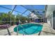 Screened in Pool area featuring a swimming pool and outdoor seating at 514 Ralph St, Sarasota, FL 34242