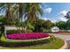 Beautifully landscaped entrance to University Park community at 7015 Stanhope Pl, University Park, FL 34201