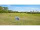 Beautiful golf course view with vibrant green grass and lush trees under a clear blue sky at 7015 Stanhope Pl, University Park, FL 34201