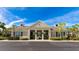 Savannah Preserve community center features a covered entrance and manicured landscaping at 8043 St Simons St, Bradenton, FL 34201