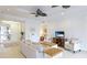 Bright living room with neutral colors, comfortable seating, and decorative accents at 8043 St Simons St, Bradenton, FL 34201