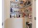 Well-stocked pantry with ample shelving for organization and storage at 8043 St Simons St, Bradenton, FL 34201