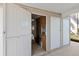 Exterior storage area with white doors for added convenience at 9630 Club South Cir # 6208, Sarasota, FL 34238