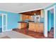 Vintage kitchen featuring unique tile flooring and wood cabinetry at 1004 12Th W Ave, Palmetto, FL 34221