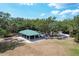 Aerial view of a covered pavilion in a park setting, perfect for outdoor gatherings at 1004 12Th W Ave, Palmetto, FL 34221