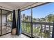 Enjoy views of the boats and waterway from this condo's screened balcony at 1249 Dockside Pl # 110, Sarasota, FL 34242