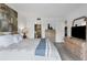 Bright main bedroom boasts ample space, a large window, and convenient access to an ensuite bathroom at 1249 Dockside Pl # 110, Sarasota, FL 34242