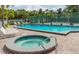 Enjoy the community pool and spa, perfect for relaxation and recreation at 1249 Dockside Pl # 110, Sarasota, FL 34242