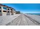 Direct beach access, with stunning views of the sand and gulf, just steps from the complex at 1760 Gulf Blvd # 603, Englewood, FL 34223