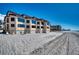 Beachside complex with direct beach access, garage parking, and outdoor seating at 1760 Gulf Blvd # 603, Englewood, FL 34223