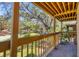 Peaceful balcony offering views of trees and community landscaping, perfect for enjoying nature at 3073 Willow Grn # 36, Sarasota, FL 34235