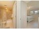 This bathroom features a shower-tub combo at 4734 Independence Dr # 4734, Bradenton, FL 34210