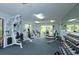 Well-equipped gym featuring Hoist weight machines and free weights at 4920 Kestral Park Cir # 11, Sarasota, FL 34231