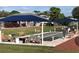 Active bocce ball court shaded by large awnings at 5712 Cottonwood St, Bradenton, FL 34203