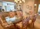 Open-concept dining area, with a partial view into the kitchen, provides an inviting flow for entertaining at 5712 Cottonwood St, Bradenton, FL 34203
