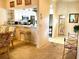 Inviting dining room offering a view to the kitchen and adjoining living spaces at 5712 Cottonwood St, Bradenton, FL 34203