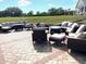 Outdoor patio area with comfortable seating, perfect for gatherings and relaxation at 5712 Cottonwood St, Bradenton, FL 34203