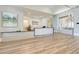 Welcoming reception area with sleek modern design, featuring a reception desk and attractive water feature at 9339 Ballaster Pointe Loop, Parrish, FL 34219