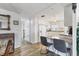 Bright kitchen with a breakfast bar, white cabinetry, and modern appliances, offering a functional and stylish cooking space at 1210 44Th Avenue E Dr, Ellenton, FL 34222