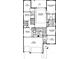 Detailed floor plan showcasing the layout of the house, including room dimensions and connections at 16422 Rivers Reach Blvd, Parrish, FL 34219