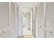 Hallway features closet space and entry to the main bathroom at 2774 71St St Ct W # 2101, Bradenton, FL 34209