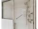 Walk-in shower with grab bars and shower head at 2774 71St St Ct W # 2101, Bradenton, FL 34209