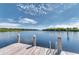 Dockside view showcasing water access, perfect for boating, fishing, and enjoying the waterfront lifestyle at 3116 Woodland Fern Dr, Parrish, FL 34219