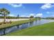 A canal runs along the edge of this property at 411 158Th E St, Bradenton, FL 34212