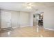The living room has tile floors with a view of the kitchen at 4335 Maceachen Blvd, Sarasota, FL 34233
