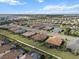 Stunning aerial shot showcasing tiled roofs and private pool at 4721 Tortona Ct, Bradenton, FL 34211