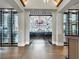 Elegant entryway with wine racks and decorative door to the Barrel House at 4721 Tortona Ct, Bradenton, FL 34211